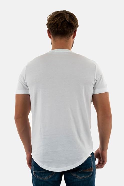 T-Shirt Calvin Klein Jeans Badge Bianca - Uomo