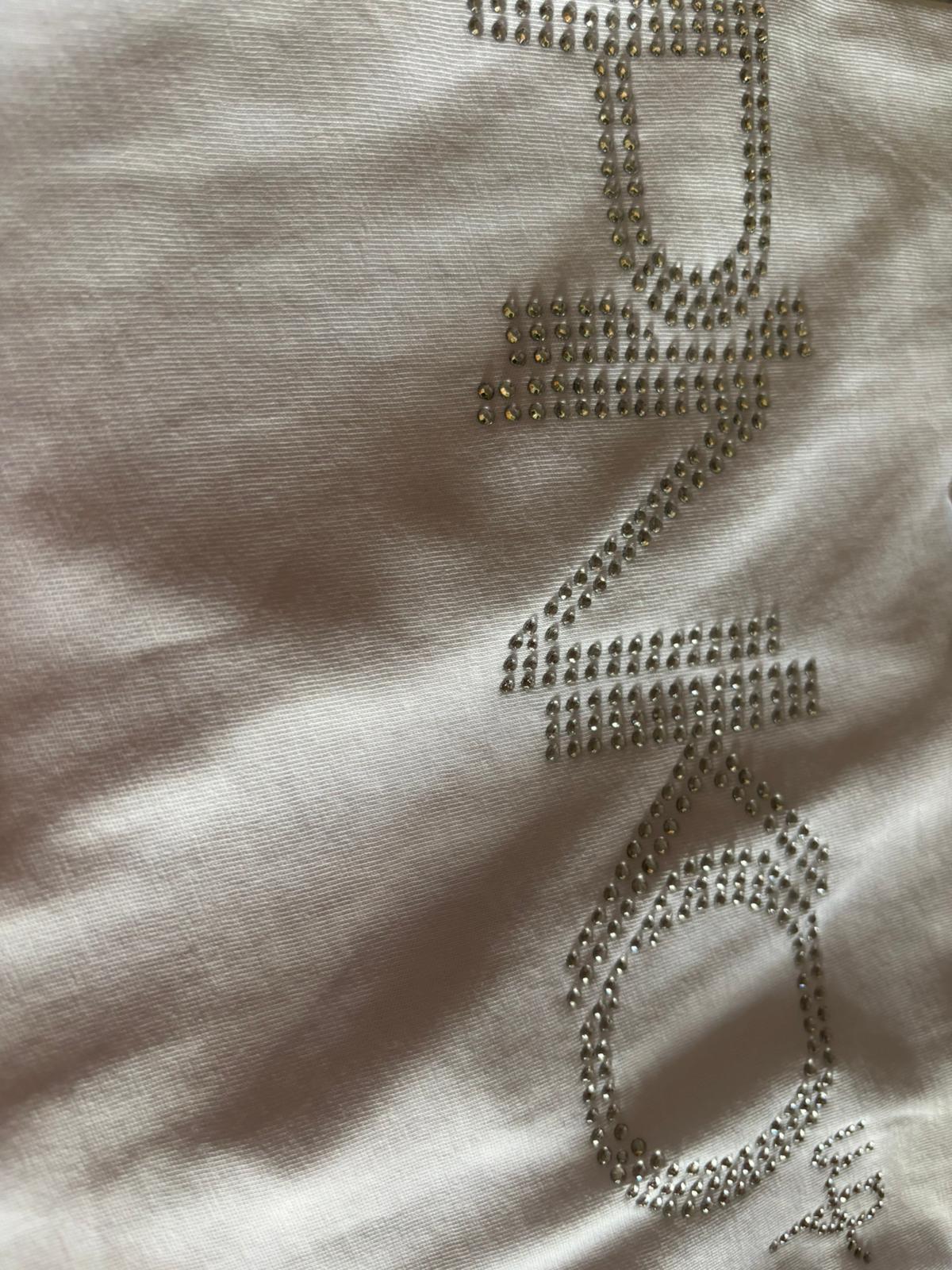 T-Shirt Pinko Up Logo Strass