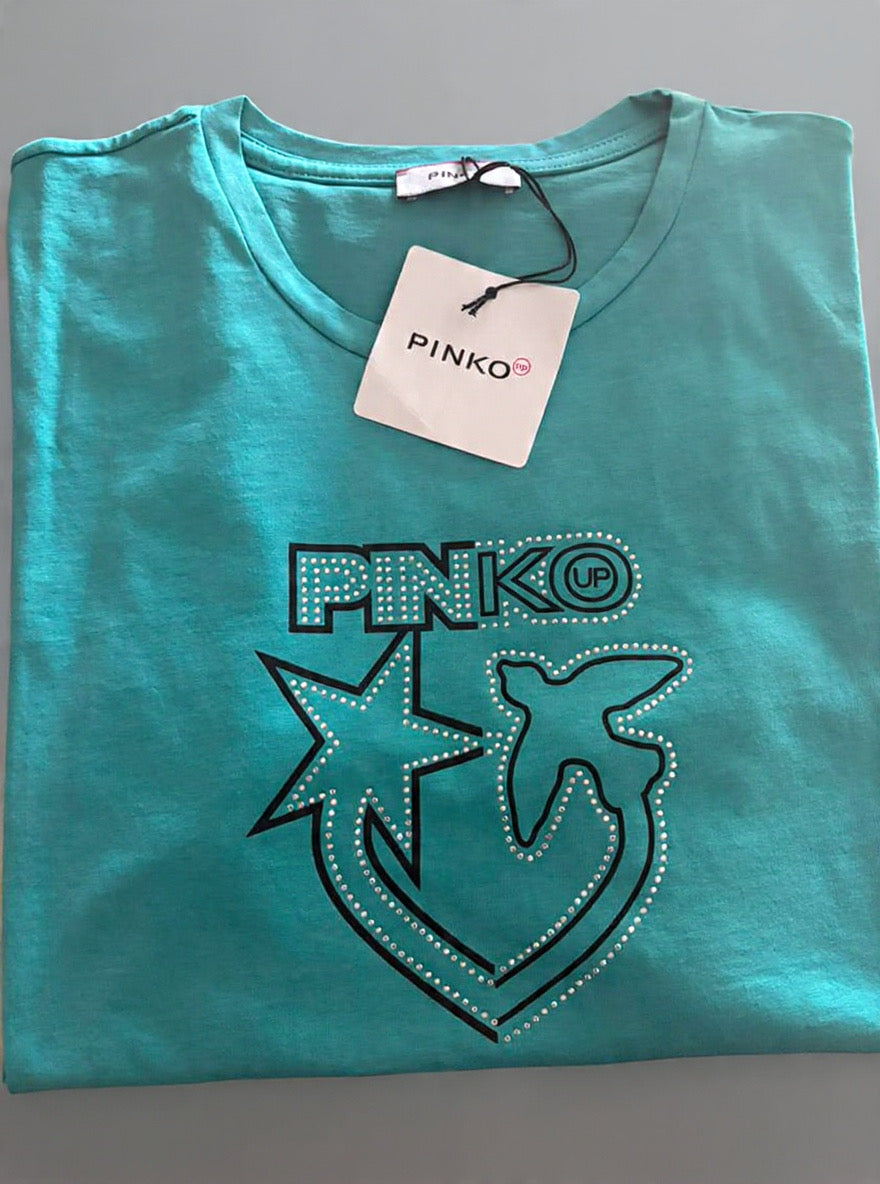 T-Shirt Manica Corta Donna Pinko Up